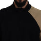 Multicolor Full Zip Cotton Sweater