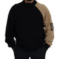 Multicolor Full Zip Cotton Sweater