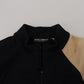 Multicolor Full Zip Cotton Sweater