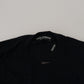 Elegant Black Virgin Wool Pullover Sweater