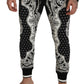 Chic Black Cotton Jogger Pants