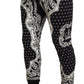 Chic Black Cotton Jogger Pants