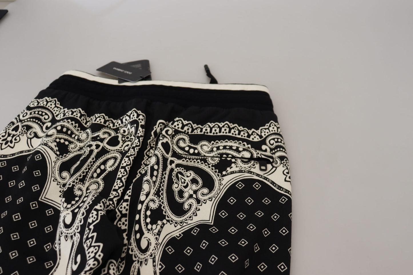 Chic Black Cotton Jogger Pants