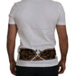Elegant White Crewneck Cotton Tee