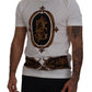 Elegant White Crewneck Cotton Tee