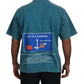 Elegant Crew Neck Cotton Tee in Blue