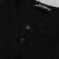 Elegant Black Cotton Crewneck Tee