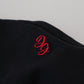 Elegant Black Cotton Crewneck Tee