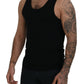 Elegant Black Tank Top T-Shirt