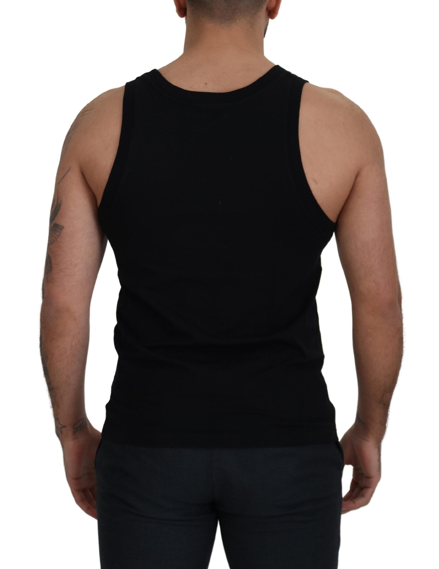 Elegant Black Tank Top T-Shirt