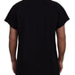 Elegant Black Crewneck T-Shirt for Men