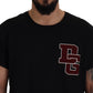 Elegant Black Crewneck T-Shirt for Men