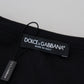 Elegant Black Crewneck Cotton T-Shirt