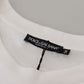 Elegant White Cotton Crewneck T-Shirt