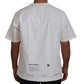 Elegant White Crewneck Cotton Tee