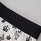 Elegant White Cotton Boxer Shorts