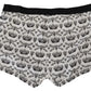 Elegant White Cotton Boxer Shorts