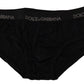 Elegant Black Modal Stretch Briefs