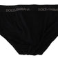 Elegant Black Modal Stretch Briefs