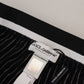 Chic Striped Cotton Briefs - Black & White Comfort