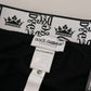 Elegant Black Designer Briefs with Logo Waistband