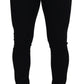 Chic Black Denim Pants - Form-Fitting Luxury