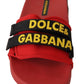 Chic Red Slide Sandals