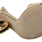 Chic Pink Brocade Keira Sandals