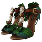 Enchanted Bloom Embellished Sandals