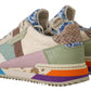 Elegant Multicolor Patchwork Sneakers