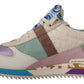 Elegant Multicolor Patchwork Sneakers