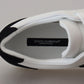 Elegant White Lace-Up Leather Sneakers