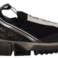 Elegant Sorrento Sock Sneakers in Monochrome