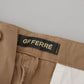 Elegant Brown Straight Fit Chinos