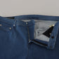 Chic Skinny Blue Pants for a Sharp Look