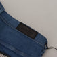 Chic Skinny Blue Pants for a Sharp Look