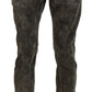 Elegant Grey Washed Corduroy Pants