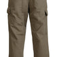 Chic Brown Cotton-Linen Cargo Pants