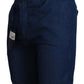 Chic Navy Summer Shorts - 100% Cotton