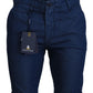 Chic Navy Summer Shorts - 100% Cotton