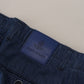 Chic Navy Summer Shorts - 100% Cotton