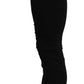 Elegant Black Stretch Cotton Jeans