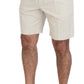 Elegant White Chino Shorts - Summer Essential