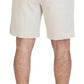 Elegant White Chino Shorts - Summer Essential