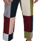 Stunning Multicolor Patchwork Pants