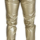Elegant Shining Purple Straight Fit Trousers