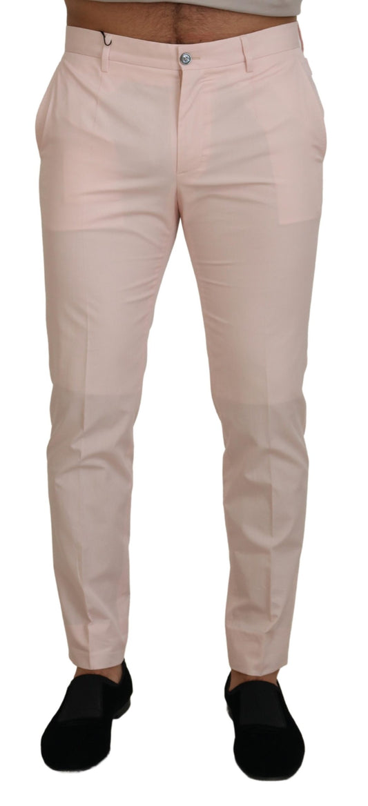 Elegant Pink Chino Pants - Perfect Stretch Fit