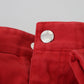 Exquisite Scarlet Carpenter Pants