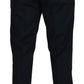 Elegant Black Wool Formal Pants