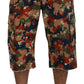 Italian Designer Multicolor Cargo Shorts